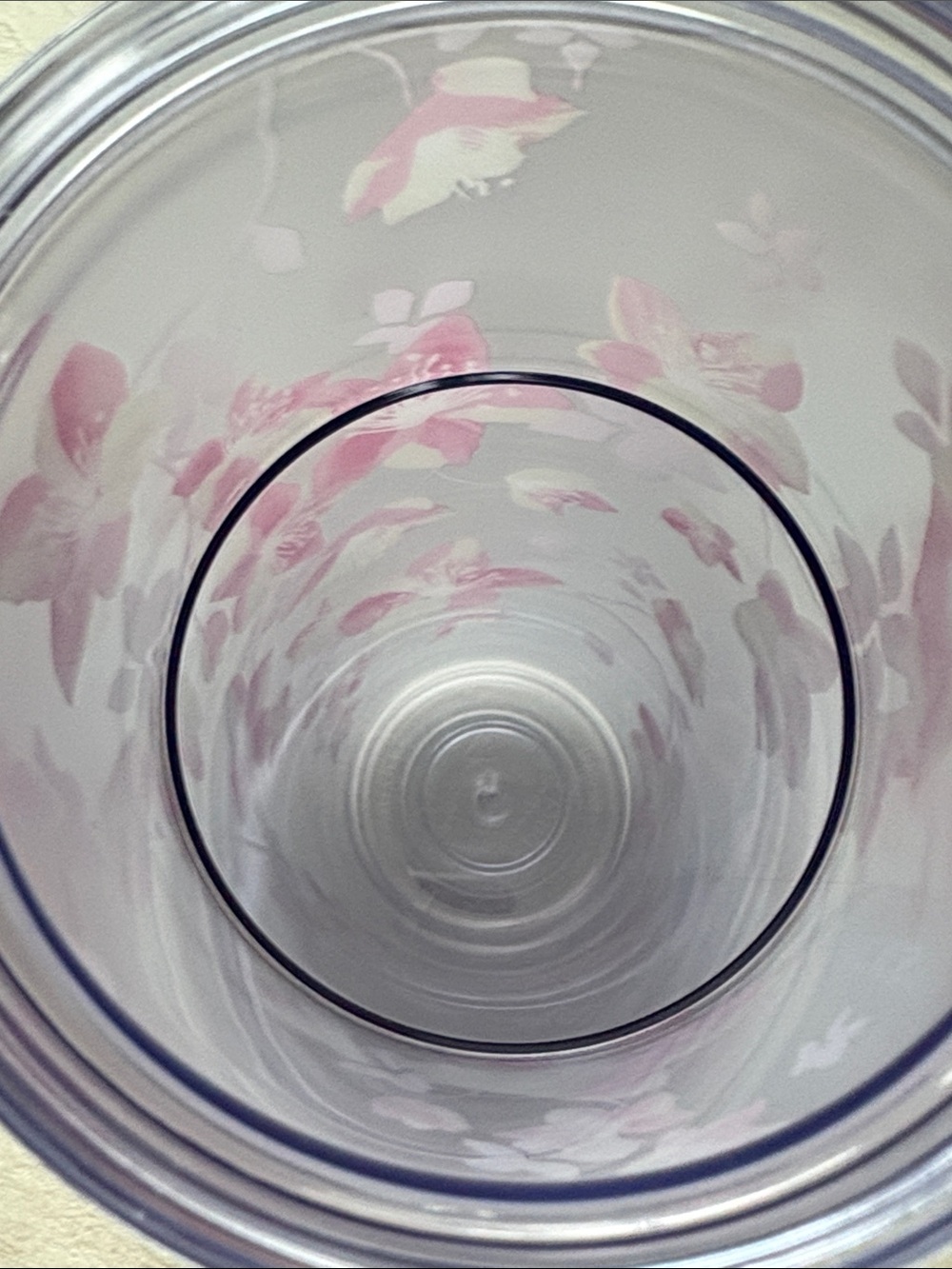 NWOT Starbucks Grande 16oz Cherry Blossom Floral Travel Tumbler with Charm 2024 - Picture 5 of 5